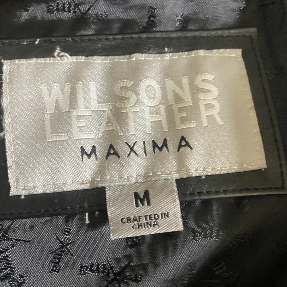 Wilson leather jacket Medium (b59) - Picture 6 of 6